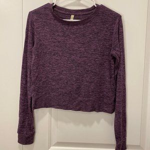 crop crewneck sweater